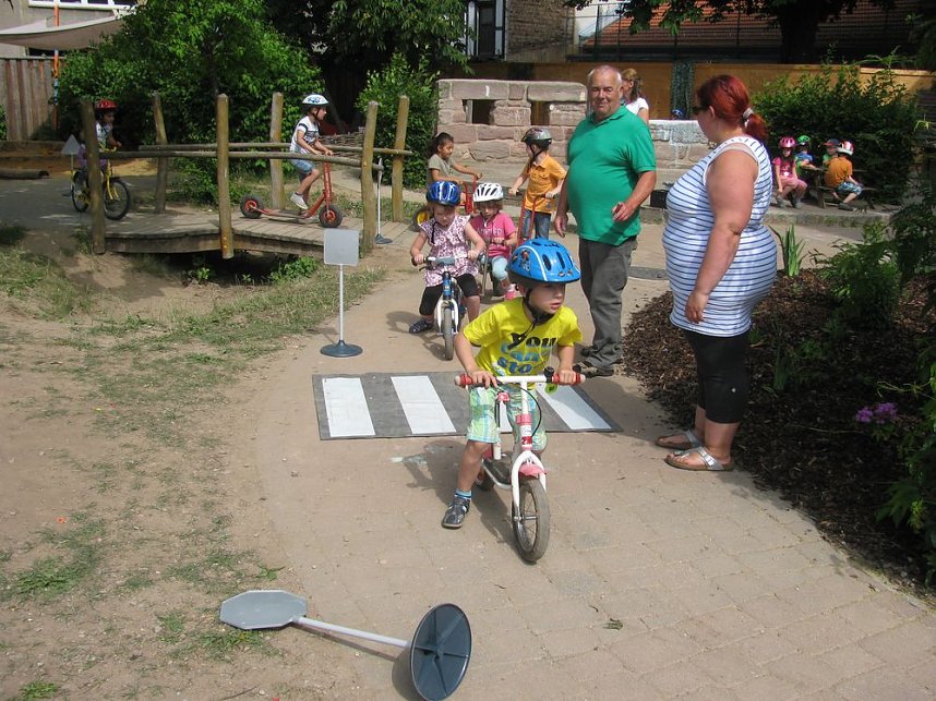 Verkehrssicherheitstag in der Kita Sonnenschein