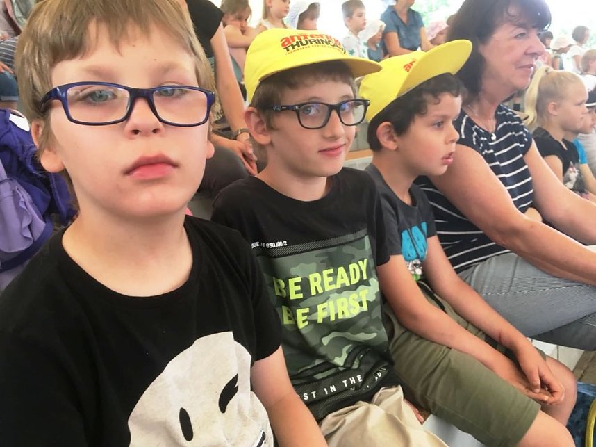 Fahrt zum Kinderfest