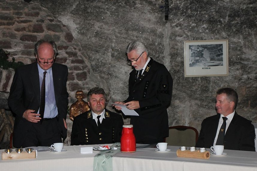 Hohe Auszeichnungen f&uuml;r freiwillige Retter unter Tage