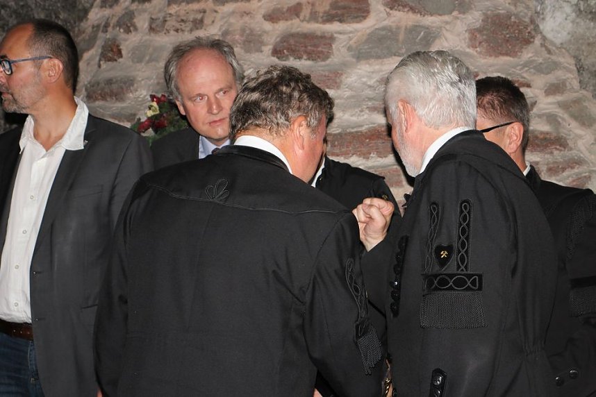 Hohe Auszeichnungen f&uuml;r freiwillige Retter unter Tage