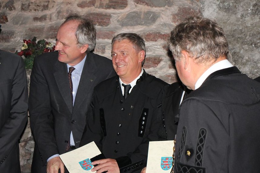 Hohe Auszeichnungen f&uuml;r freiwillige Retter unter Tage