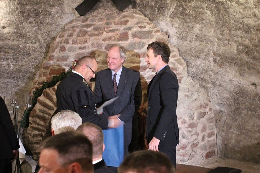 Hohe Auszeichnungen f&uuml;r freiwillige Retter unter Tage