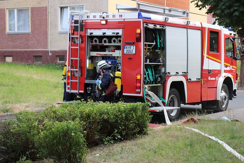 Feuerwehreinsatz in der Weizenstra&szlig;e