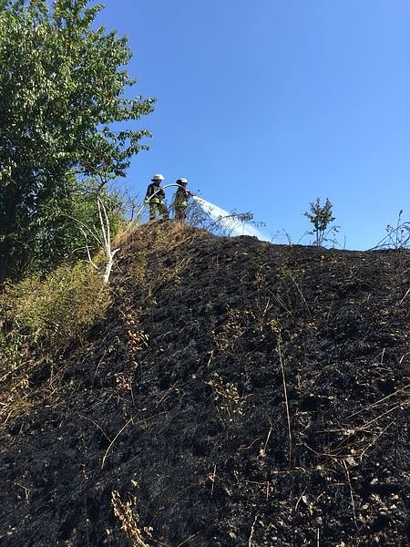 Brand in ehemaliger Kiesgrube