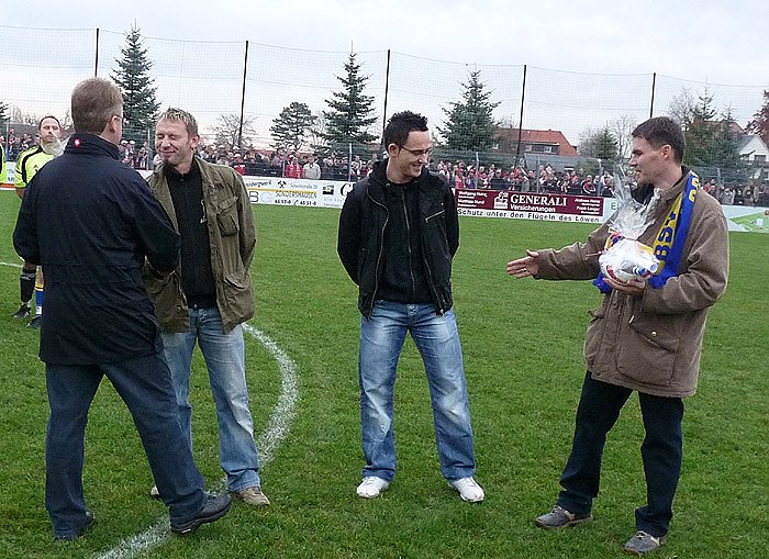 Verabschiedung Spieler