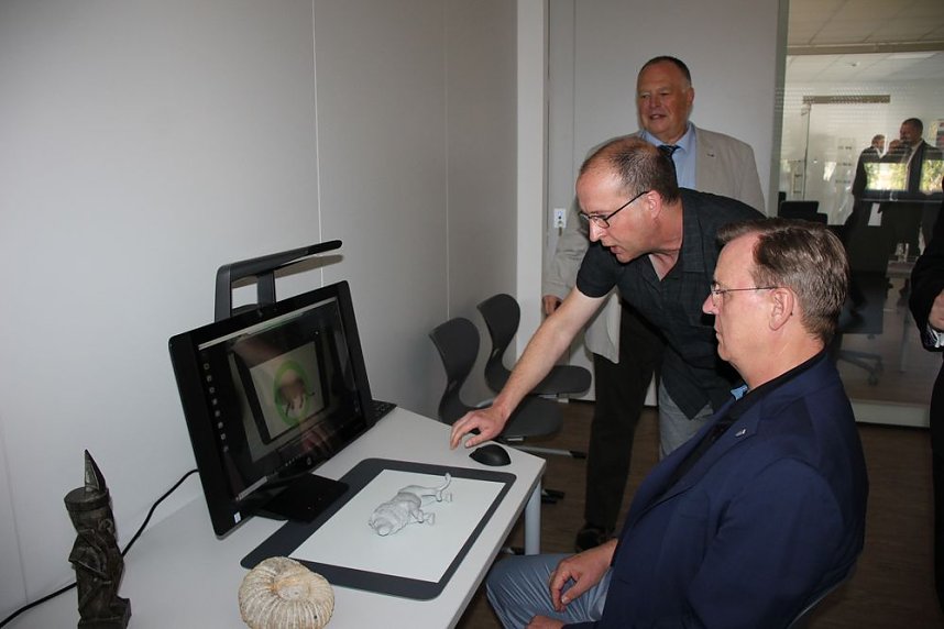 Ramelow bei 3D-Schilling in Oberspier