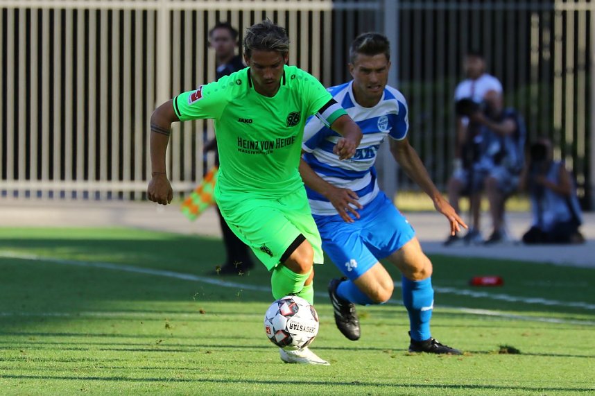 Wacker testete gegen Bundesligist in Hannover