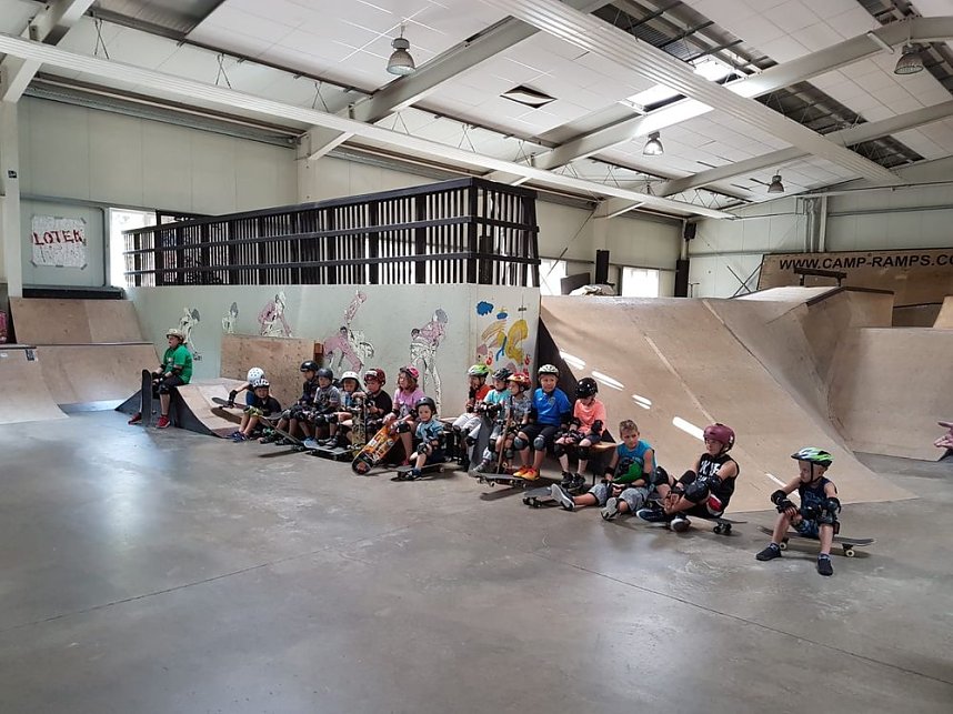 Skateboardkurs erfolgreich