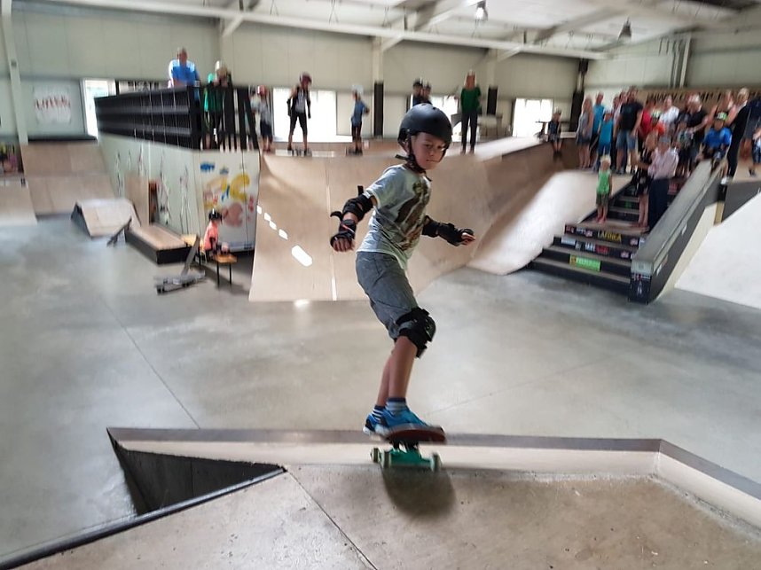 Skateboardkurs erfolgreich