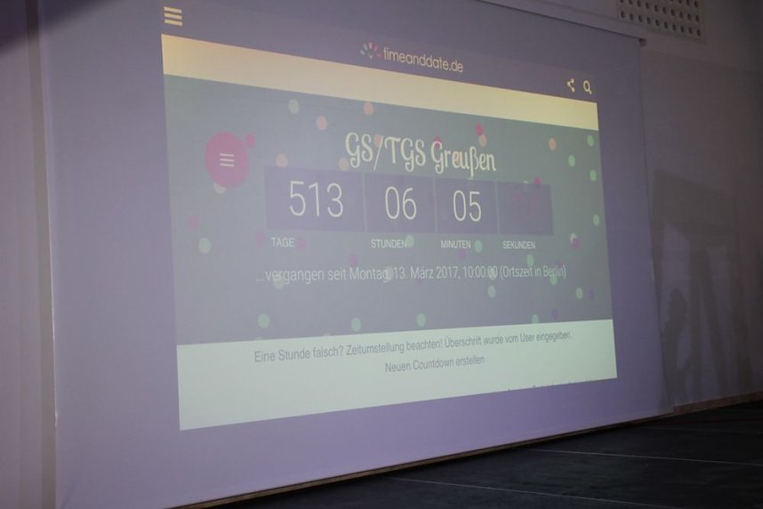 Gemeinschaftsschule in Greu&szlig;en &uuml;bergeben