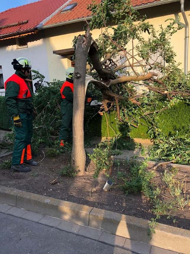 Unwetter &uuml;ber Sondershausen