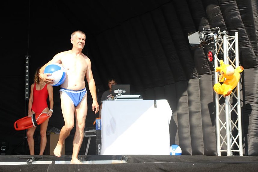 Publikumsmagnet Bademodenschau