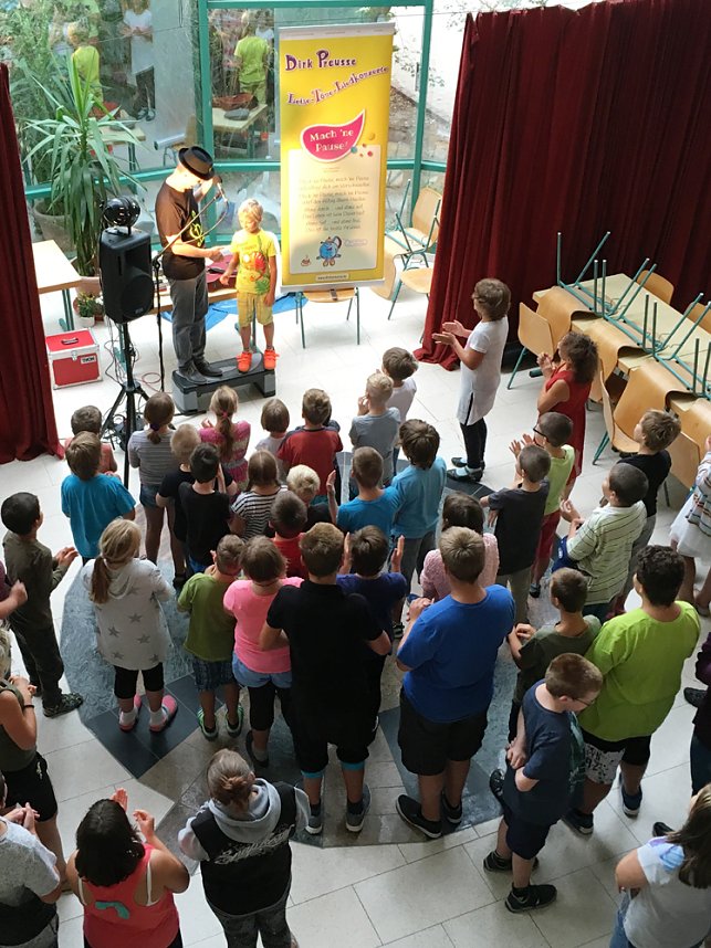 Liedermacher Dirk Preusse zu Besuch