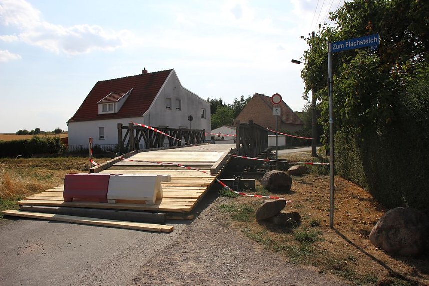 Br&uuml;cke in Thalebra steht schon