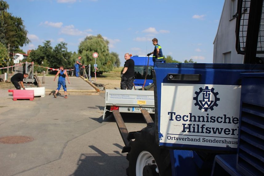 Br&uuml;cke in Thalebra steht schon