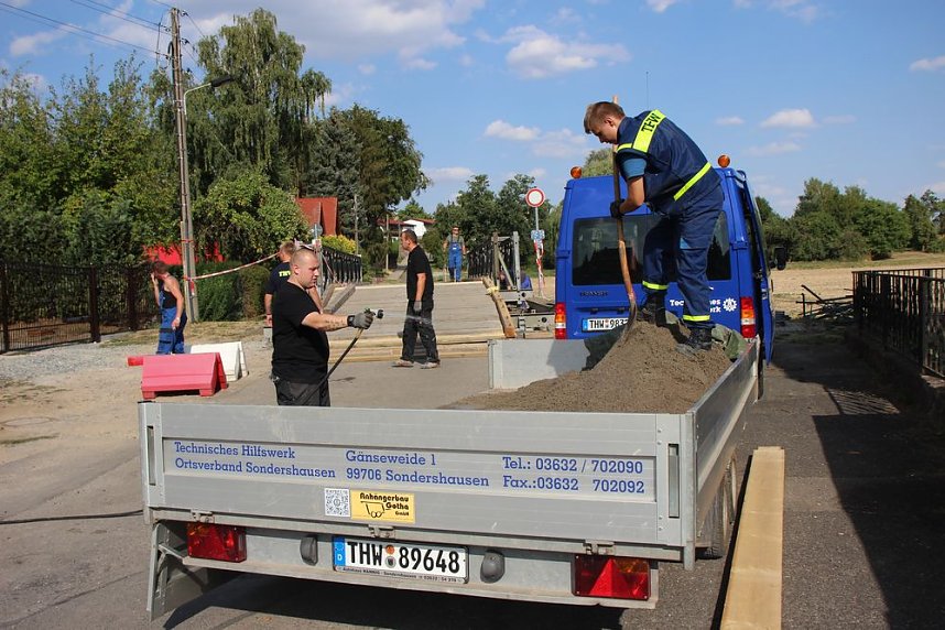 Br&uuml;cke in Thalebra steht schon