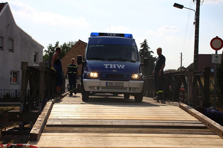 Br&uuml;cke in Thalebra steht schon