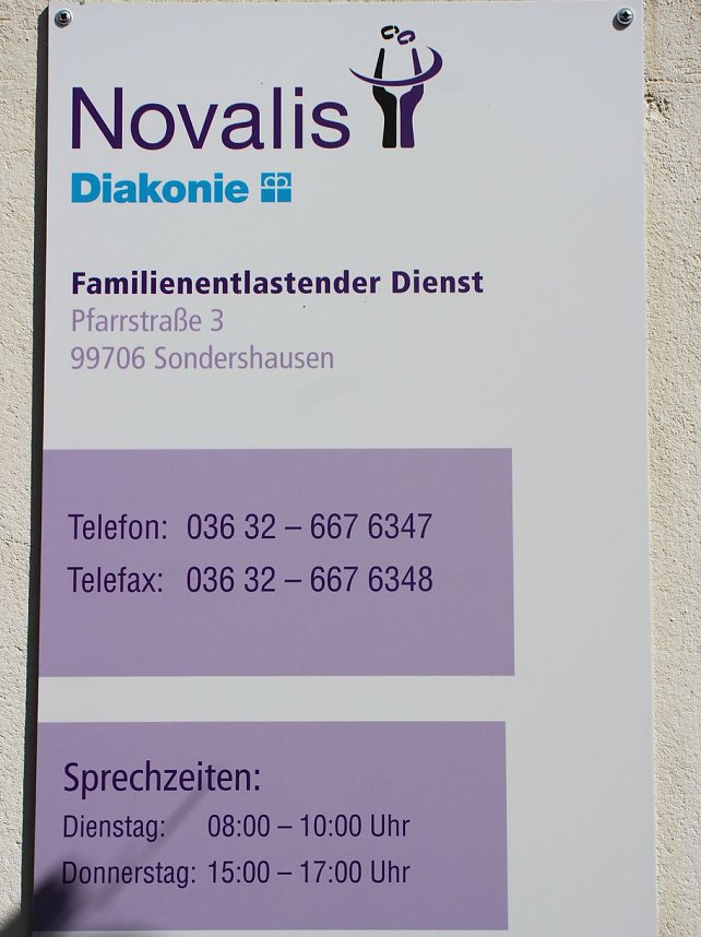 Er&ouml;ffnung des Familienentlastenden Dienstes der Novalis Diakonie