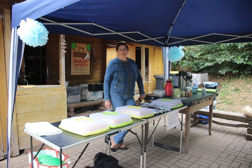 Sommerfest im Wohngebiet