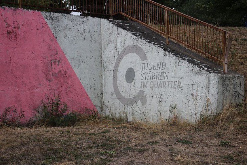 Sommerfest im Wohngebiet