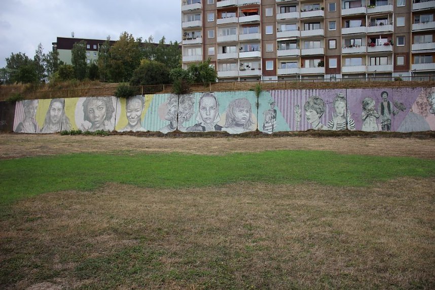 Sommerfest im Wohngebiet