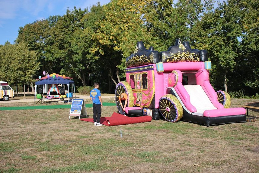 Gro&szlig;es Ger&auml;t aufgebaut