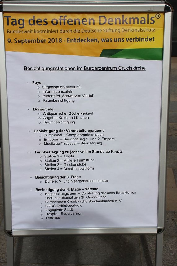 Gro&szlig;e Angebotsvielfalt zum Denkmalstag