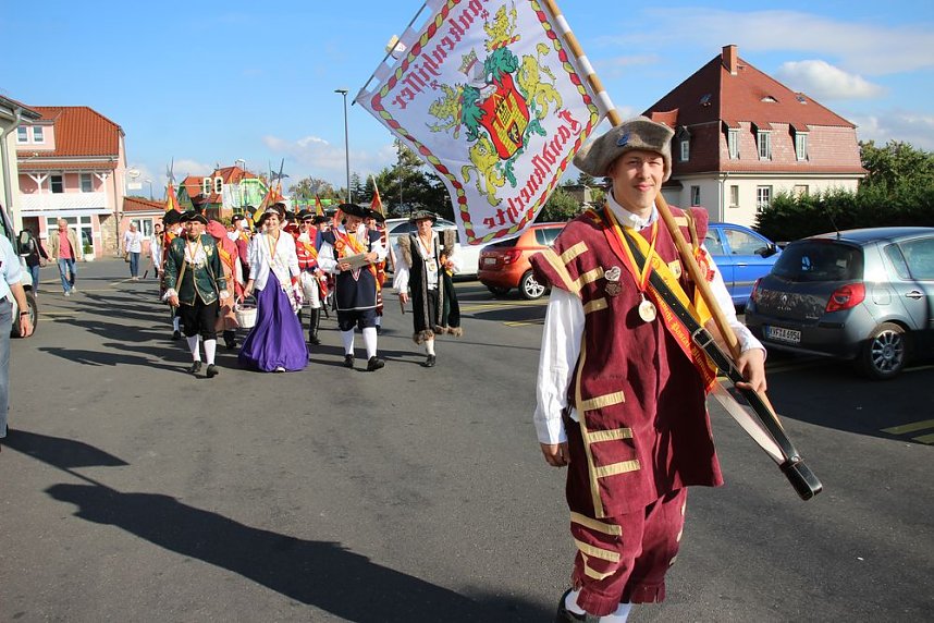 Hausm&auml;nner mit Umzug durch Bad Frankenhausen
