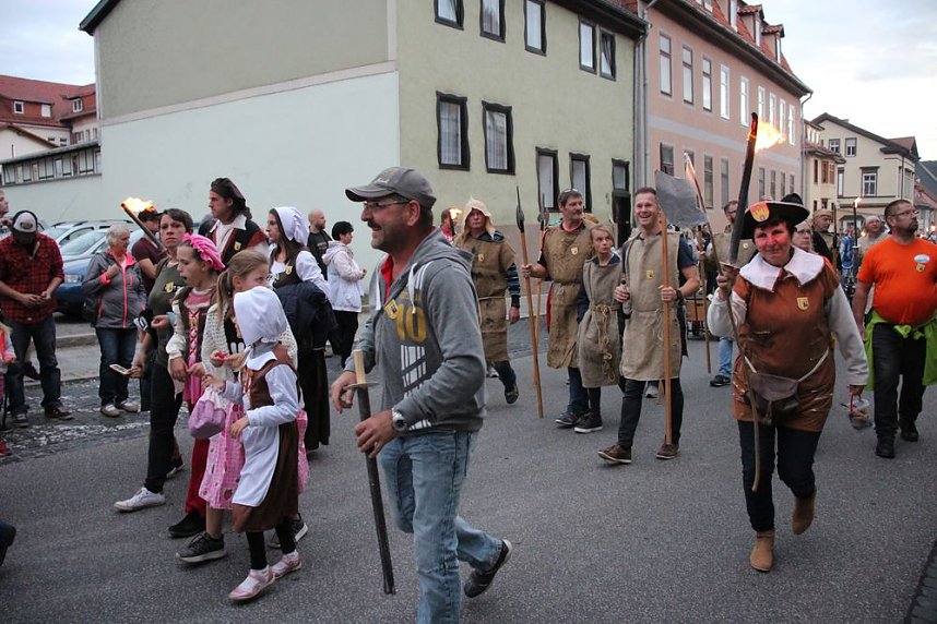 Bauernheer eroberte Bad Frankenhausen