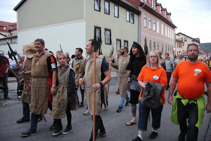 Bauernheer eroberte Bad Frankenhausen