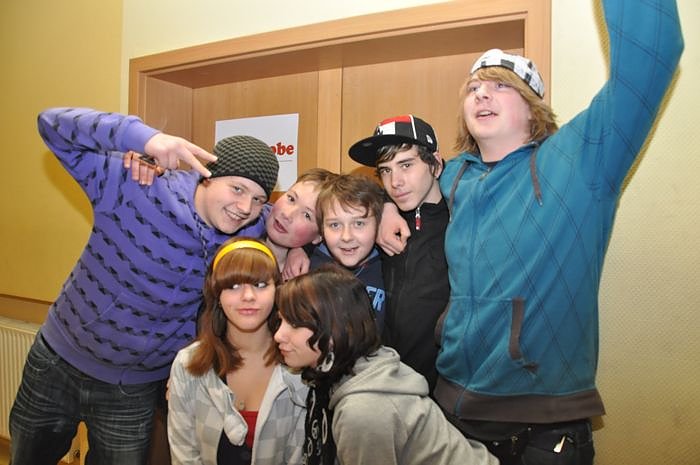 Junge Party im Klubhaus