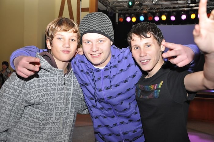 Junge Party im Klubhaus