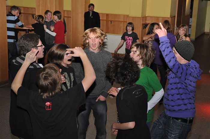 Junge Party im Klubhaus