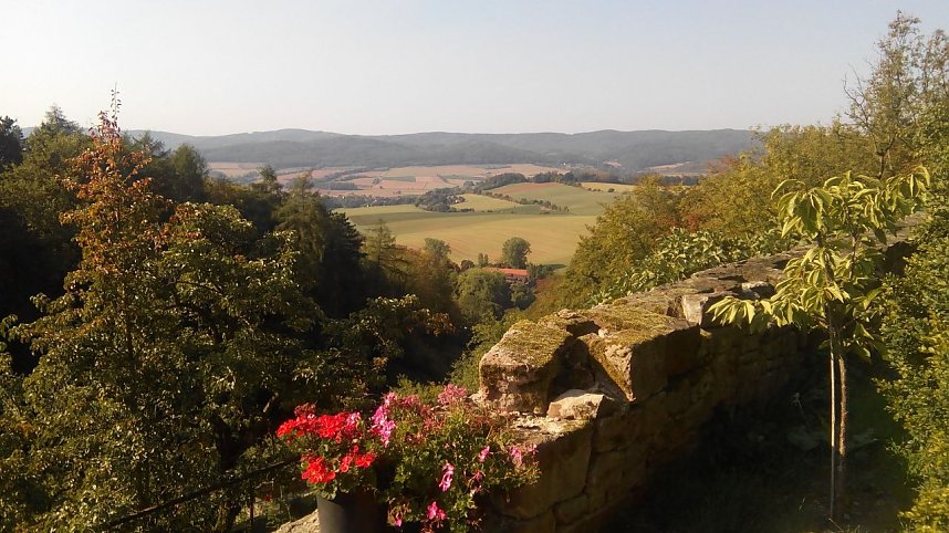 Kurt Frank zu Besuch auf Schloss Berlepsch