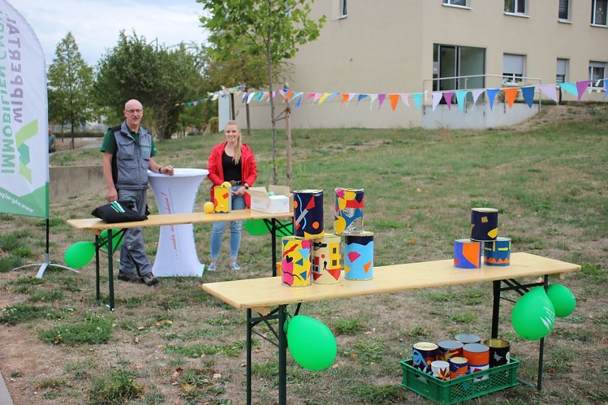 Sturm vertrieb die Feiernden