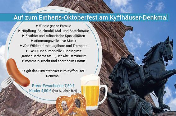 Tag der Deutschen Einheit am Kyffh&auml;user-Denkmal