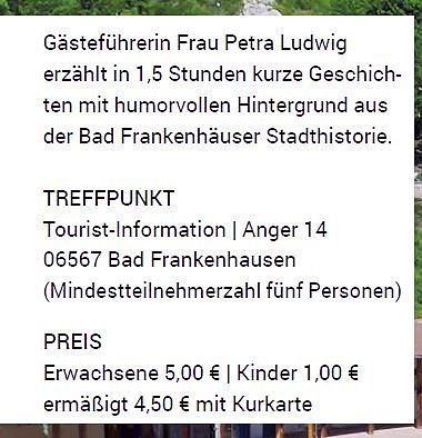 Tipps f&uuml;r Bad Frankenhausen