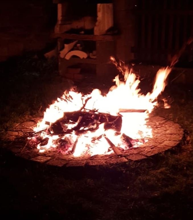 Einheitsfeuer am Jugendclubj