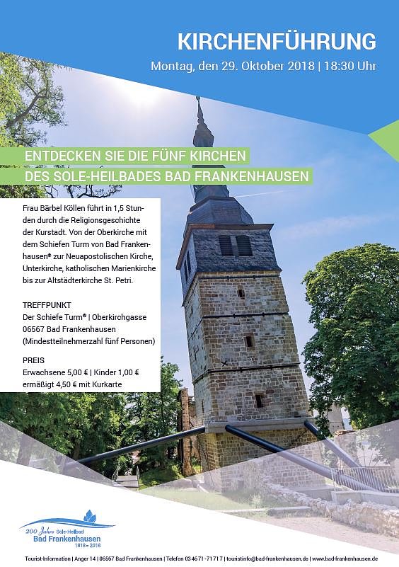 Stadtf&uuml;hrungen durch Bad Frankenhausen