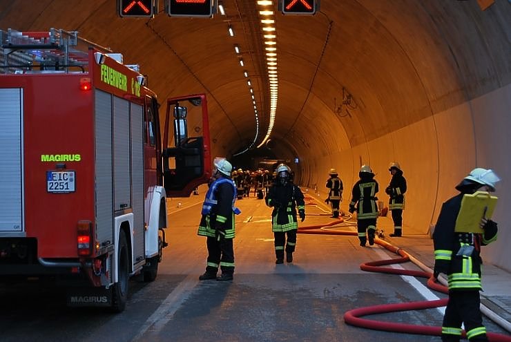 &Uuml;bung auf der Autobahn