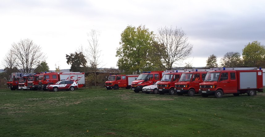 Ausbildungssamstag der Feuerwehren im Bereich Artern