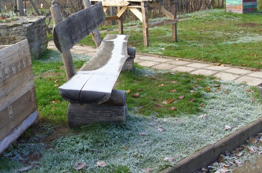 Frostige Garten-Impressionen