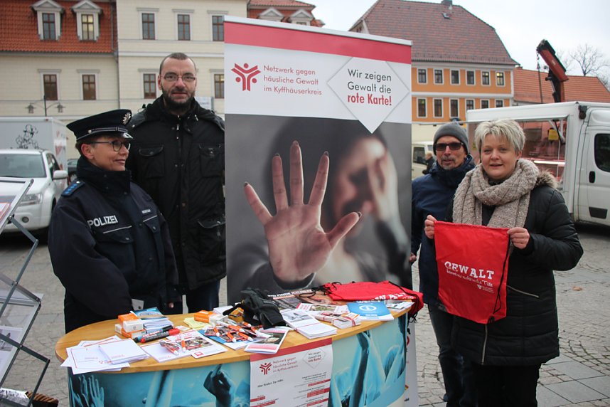 Zeichen gegen h&auml;usliche Gewalt