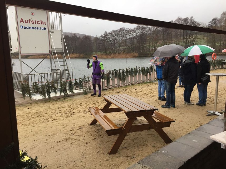 Weihnachtstauchen war ein Erlebnis