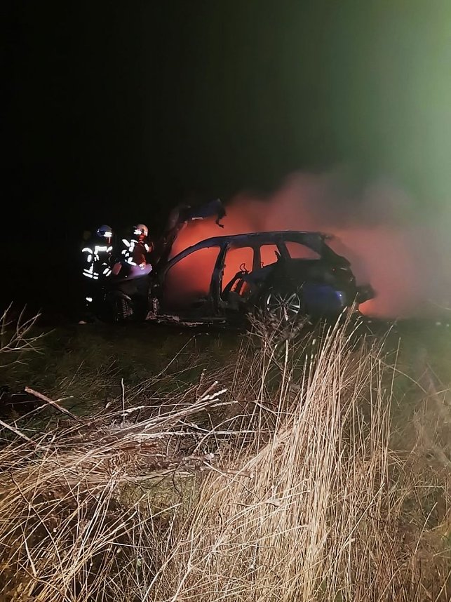 Fahrzeugbrand in Clingen