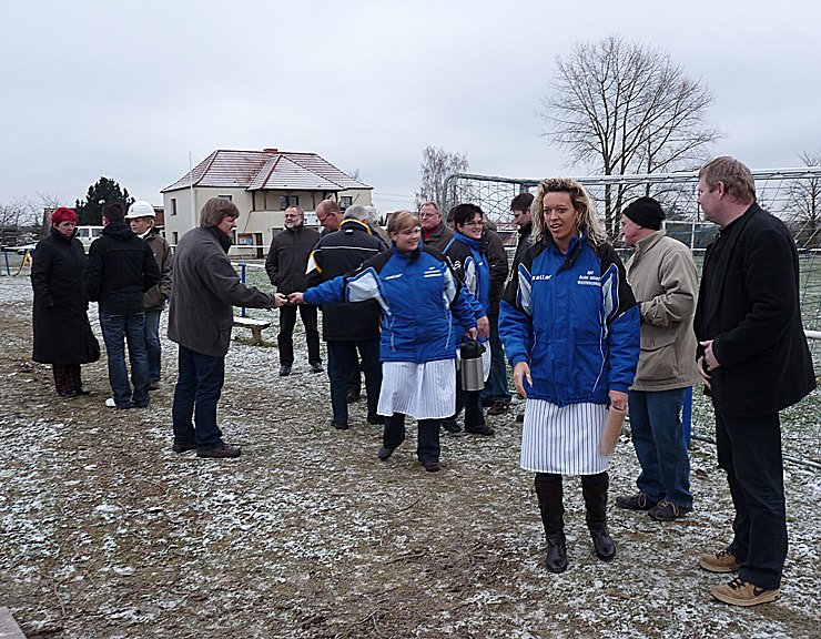 Grundsteinlegung Sportlerheim Westerengel