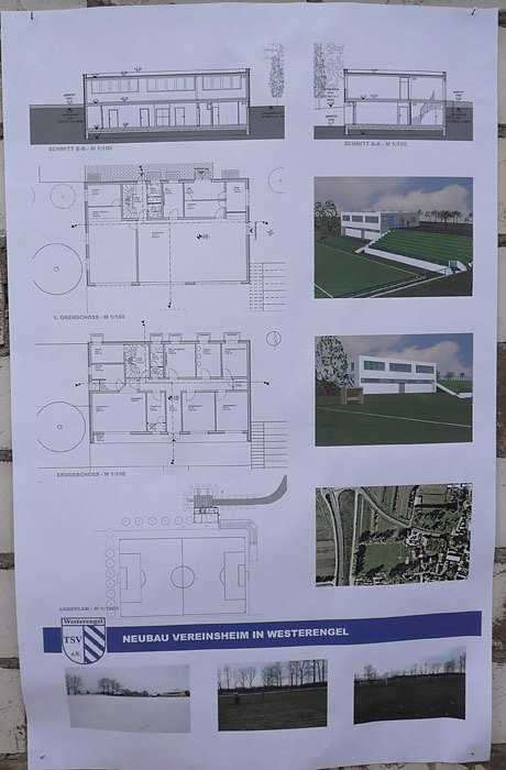 Grundsteinlegung Sportlerheim Westerengel