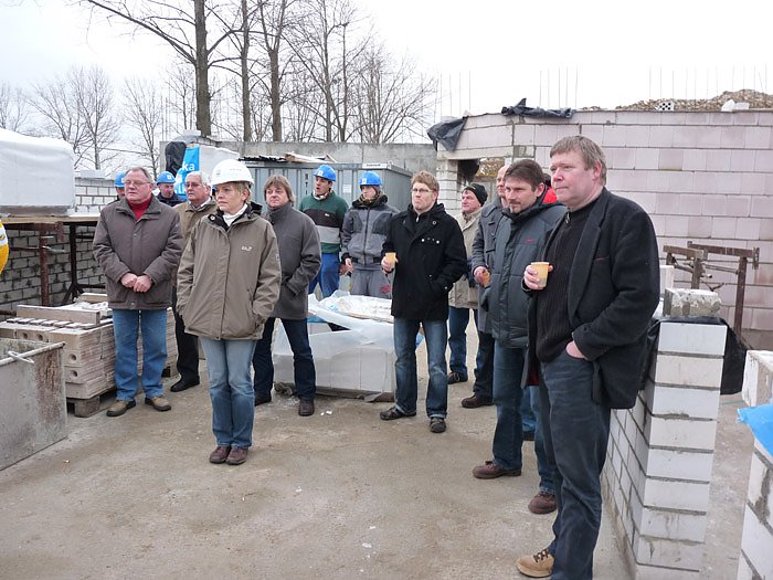 Grundsteinlegung Sportlerheim Westerengel