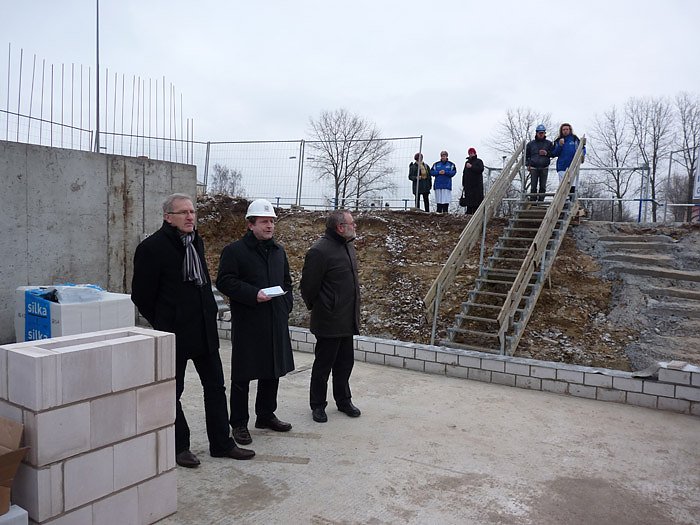 Grundsteinlegung Sportlerheim Westerengel