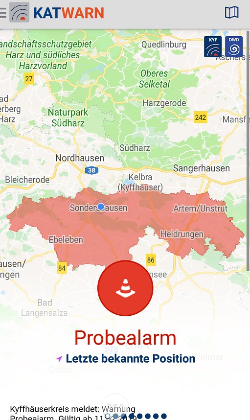 "KatWarn" und "NINA" im Test